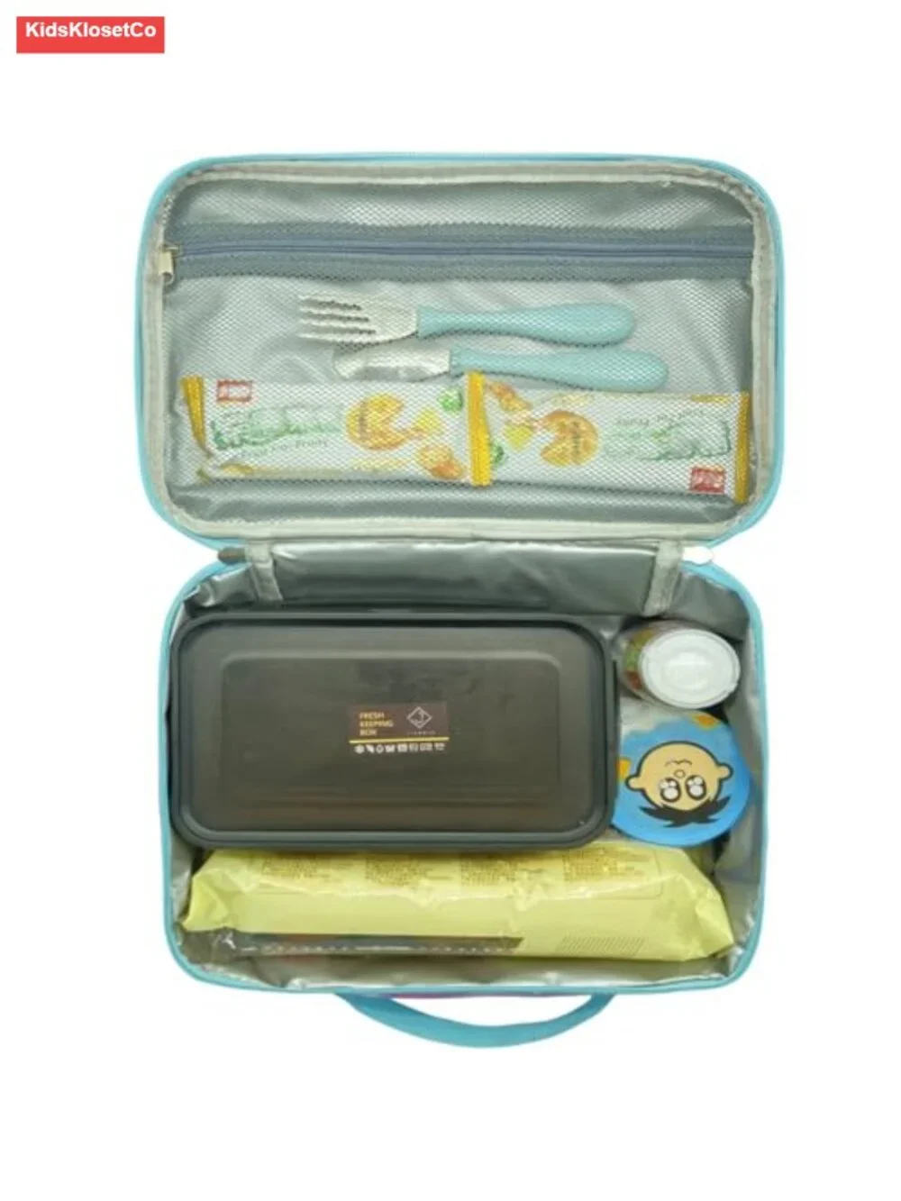 Kids Insulated Lunch Bag 600D Oxford Waterproof PEVA Liner